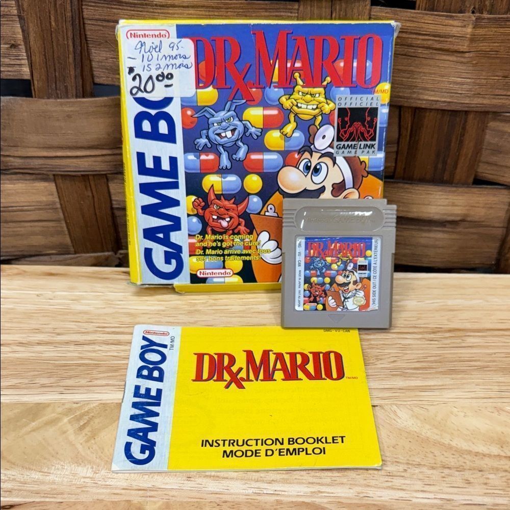 Nintendo Dr. Mario Game Boy Cartridge - CIB